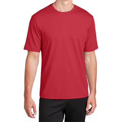 Men's RacerMesh Short Sleeve Tee-True Red