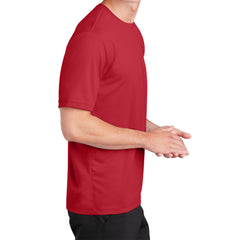 Men's RacerMesh Short Sleeve Tee-True Red