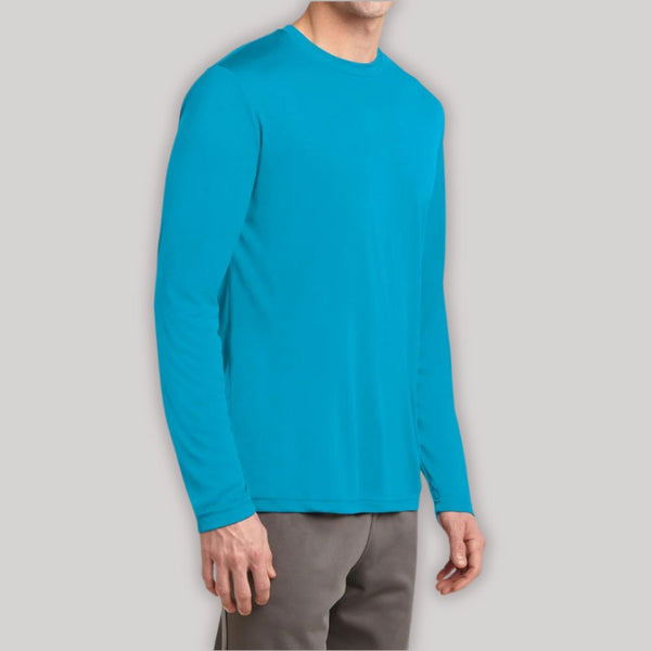 Men’s Long Sleeve Moisture Wicking Athletic Shirt
