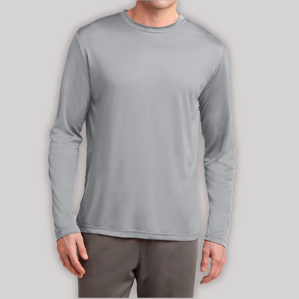 Men’s Long Sleeve Moisture Wicking Athletic Shirt