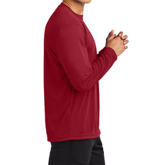 Men's Long Sleeve PosiCharge Competitor Tee - Deep Red