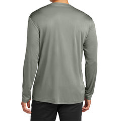 Men's Long Sleeve PosiCharge Competitor Tee - Grey Concrete Heather