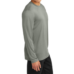 Men's Long Sleeve PosiCharge Competitor Tee - Grey Concrete Heather