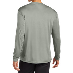 Men's Long Sleeve PosiCharge Competitor Tee - Grey Concrete