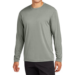 Men's Long Sleeve PosiCharge Competitor Tee - Grey Concrete