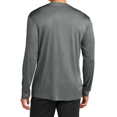 Men's Long Sleeve PosiCharge Competitor Tee - Iron Grey Heather