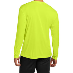 Men's Long Sleeve PosiCharge Competitor Tee - Neon Yellow