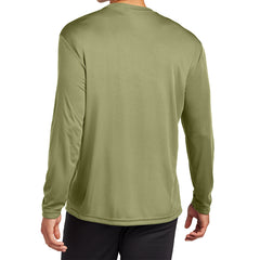 Men's Long Sleeve PosiCharge Competitor Tee - Olive Drab Green