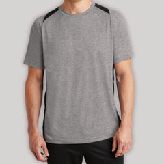 Men's Heather Colorblock Contender Tee