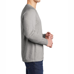 Men's Tri-Blend Long Sleeve Wicking Raglan Tee for Active Comfort