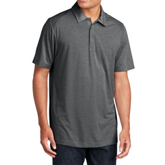 Men's PosiCharge Tri-Blend Wicking Polo Soft, Moisture-Wicking, and Color-Locking Performance