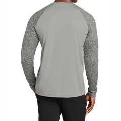 Men's Long Sleeve Digi Camo Tee