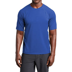 Men's PosiCharge Short Sleeve UV Protection Quick-Dry Rashguard T-shirt