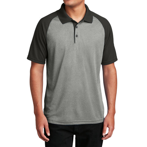 Men's PosiCharge RacerMesh Raglan Polo Breathable, Moisture-Wicking, Modern Team Look