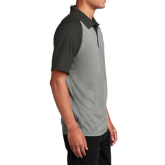Men's PosiCharge RacerMesh Raglan Polo Breathable, Moisture-Wicking, Modern Team Look
