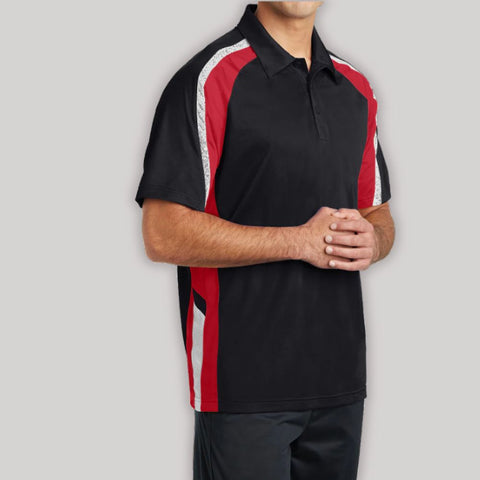 Men's Tricolor Micropique Sport-Wick Polo