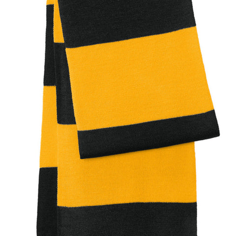Spectator Scarf - Black/ Gold