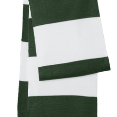 Spectator Scarf - Forest Green/ White