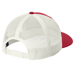 Classic Club Trucker Cap Perfect for Everyday Wear - Deep Red-White