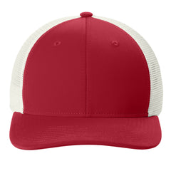 Classic Club Trucker Cap Perfect for Everyday Wear - Deep Red-White