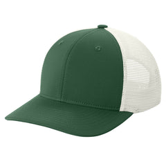 Classic Club Trucker Cap Perfect for Everyday Wear - Forest Green-White