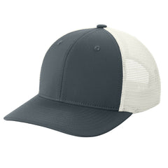 Classic Club Trucker Cap Perfect for Everyday Wear - Iron Grey-White