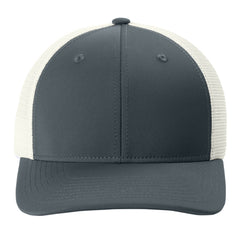 Classic Club Trucker Cap Perfect for Everyday Wear - Iron Grey-White