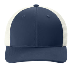 Classic Club Trucker Cap Perfect for Everyday Wear - True Navy-White