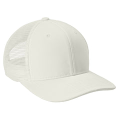 Classic Club Trucker Cap Perfect for Everyday Wear - White-White