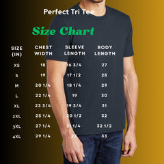 Men’s Short Sleeve Fashion Perfect Tri Crew Tee