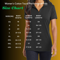 Women's Short Sleeve Cotton Touch Stretch Performance Y-neck Polo Shirt