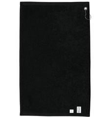 Cotton Golf Towel with Grommet & Hook – 16" x 26" Terry Velour