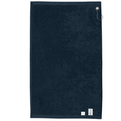 Cotton Golf Towel with Grommet & Hook – 16" x 26" Terry Velour
