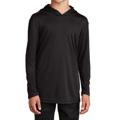 Youth PosiCharge Competitor Hooded Pullover - Black