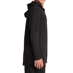 Youth PosiCharge Competitor Hooded Pullover - Black