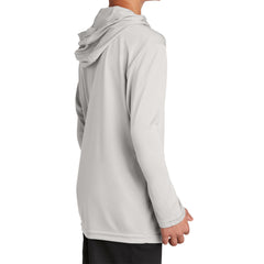 Youth PosiCharge Competitor Hooded Pullover - Silver