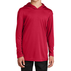 Youth PosiCharge Competitor Hooded Pullover - True Red