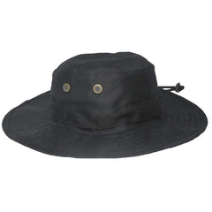 Mafoose Men's Tactical Army Military Boonie Bucket Outdoor Jungle Hat Black