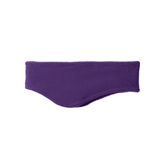 Women Stretch Fleece Headband Purple