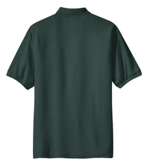 Mafoose Men's Silk Touch Polo with Pocket Dark Green-Back