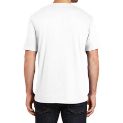 Mens Perfect Weight Crew Tee - Bright White - Back