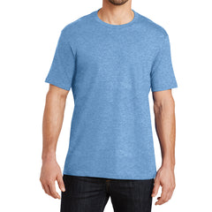 Mens Perfect Weight Crew Tee -  Clean Denim - Front