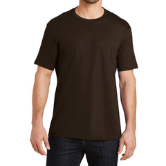 Mens Perfect Weight Crew Tee -  Espresso - Front