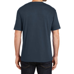 Mens Perfect Weight Crew Tee - New Navy - Back