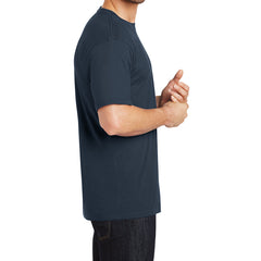 Mens Perfect Weight Crew Tee - New Navy - Side