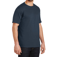 Mens Perfect Weight Crew Tee - New Navy - Side