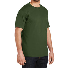 Mens Perfect Weight Crew Tee - Thyme Green - Side