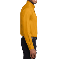 Men's Long Sleeve Easy Care Shirt - Athletic Gold/ Light Stone - Side
