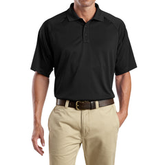 Men's Snag-Proof Tactical Polo Shirt - Black - Front