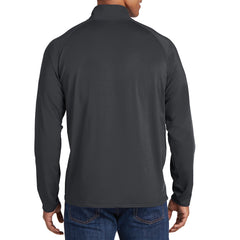 Men's Stretch 1/2 Zip Pullover - Charcoal Grey